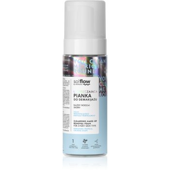 so!flow Cleansing Make-Up Removal Foam spuma delicata pentru fata - imagine 2